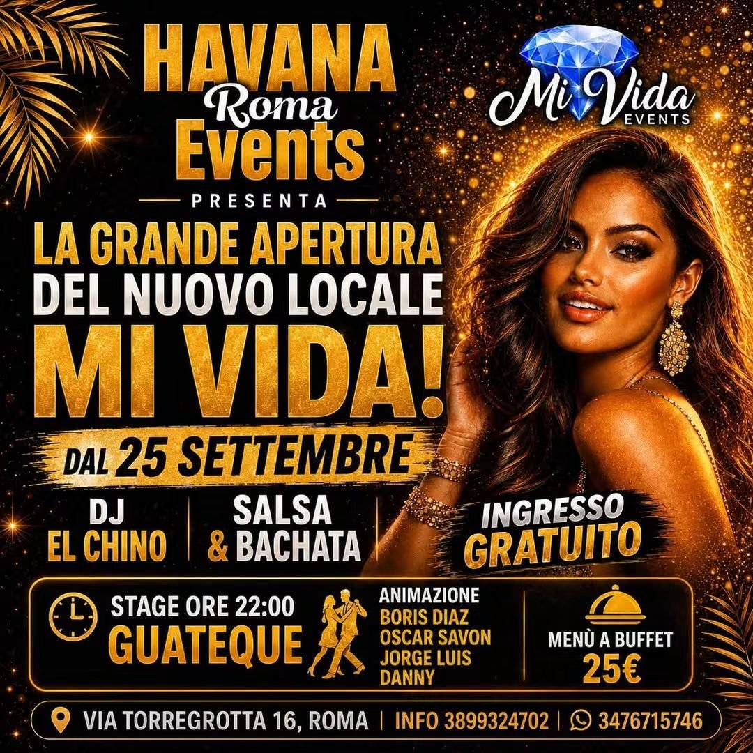 LA GRANDE APERTURA DEL NUOVO LOCALE MI VIDA!
